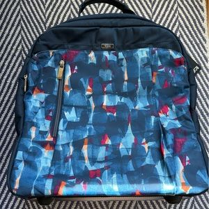 Tumi two-wheel compact carry on luggage